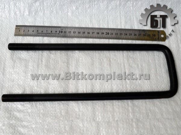 Стремянка задней рессоры L320 черная Зубрнок А4370-2912408-01